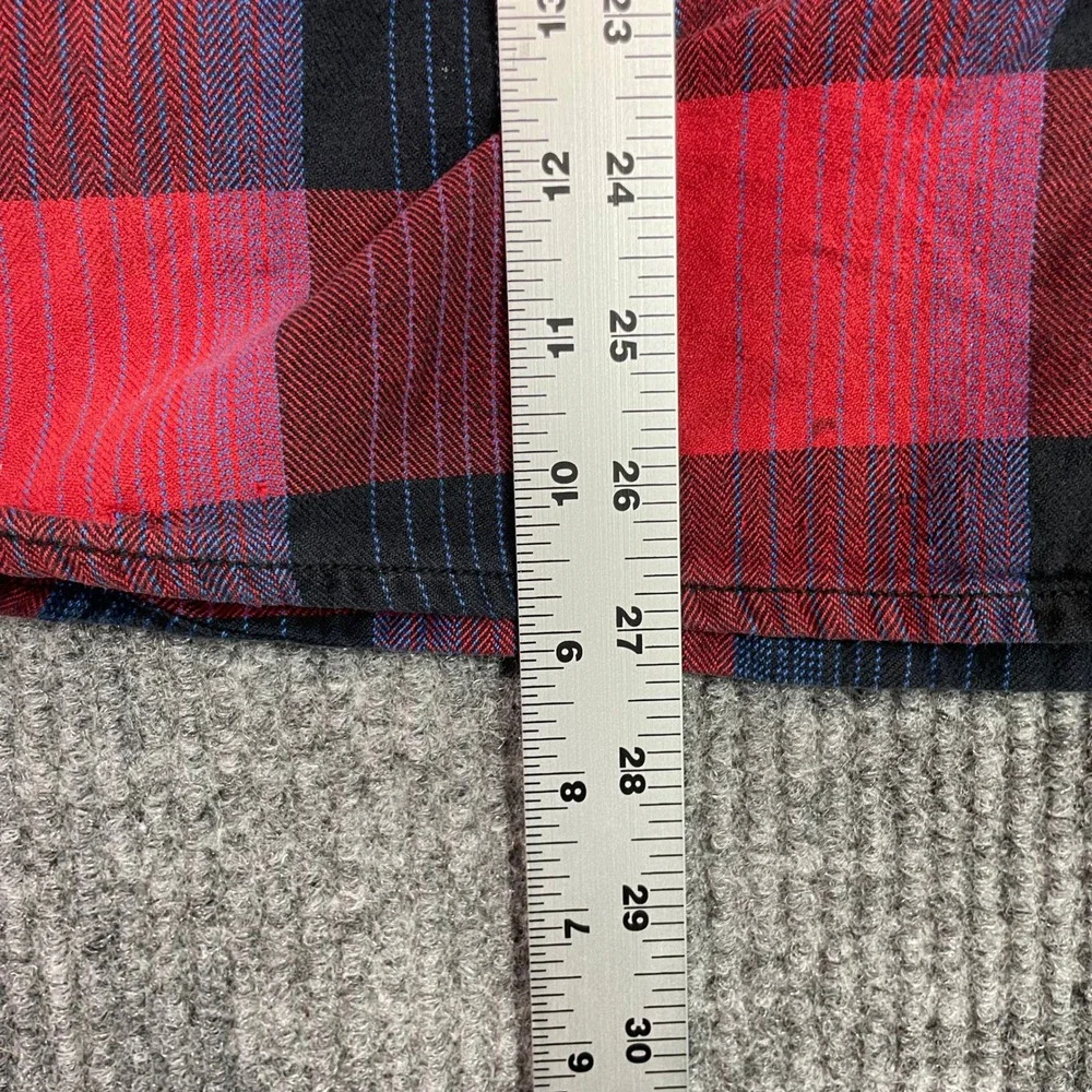 The North Face Mens Medium Buffalo Plaid Ruby Mountains Heli Long Sleeve Shirt
